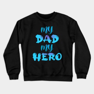 Best Dad In Town Kids Bubble gum design Crewneck Sweatshirt